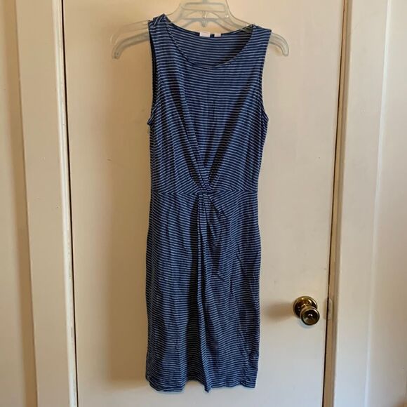 GAP Dresses & Skirts - Gap GUC blue/white stripe tank dress Size XS